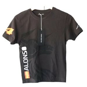 New Formula One 1 Team McLaren Honda Fernando Alonso kids Med shirt F1